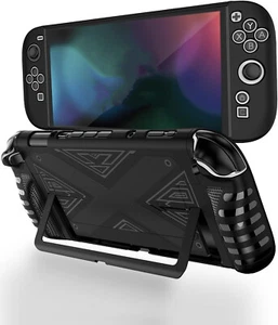 Coque Silicone pour Nintendo Switch 2 2025 Coque avec Support,Absorption des Chocs Dur - Photo 1 sur 9