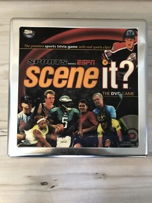 2006 Scene It? SPORTS TRIVIA BY ESPN WITH REAL SPORTS CLIPS, DVD GAME - Image 1 of 4