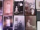 11 x Children RPPC Postcards 1927 Vintage NANNY Child Real Photo BUNDLE Y103