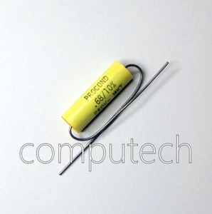 2 pezzi Condensatore Assiale in Poliestere 680nF 250V 10% MKT Procond per Audio - Imagen 1 de 1
