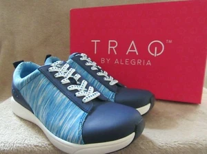 TRAQ by ALEGRIA Qest Smart Caminar Azul Encaje Zapatillas EE. UU. 8 - 8.5 EUR 38 Nuevo con caja - Imagen 1 de 9