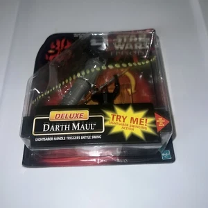 1998 Deluxe Darth Maul Lightsaber Handle Figures Toys Hasbro Star Wars Episode I - Picture 1 of 7