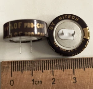 1,0F 5,5WV 5.5V CAPACITOR RADIAL CONDENSADOR PRO-CAP HITECH ELECTROLITICO - Imagen 1 de 1