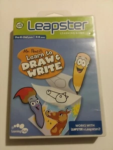 Leapster Learning Game- Mr. Pencil's Learn to Draw and Write - Picture 1 of 4