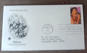 SELENA GOMEZ LATIN MUSIC TEXMEX LEGEND  2011 PCS CACHET FDC - Picture 1 of 1