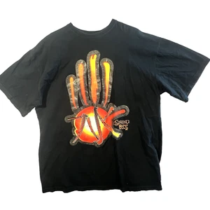 Miskeen Originals Graphic T Shirt Mens 2XL Rhinestones Artsy Grunge Wearable Art - Picture 1 of 10
