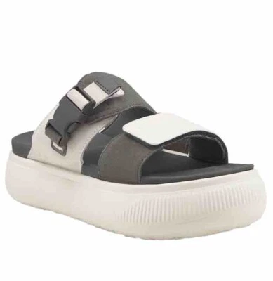 Puma Suede Mayu Platform  Women's 10 US / 42 EU Cream/Grey Casual Sandals Slides - Image 1 of 4