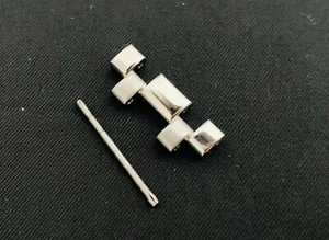 GENUINE BULOVA 96B261 WATCH BRACELET HALF LINK WITH PIN STAINLESS STEEL 20 MM - Picture 1 of 6