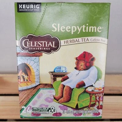 KEURIG K-Cup Vainas Condimentos Celestiales "Tiempo de Dormir" Té de Hierbas - 24 Cápsulas SELLADAS Foto 1 de 4