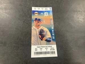 Talón de boleto de Tigres 2017 6/07/17 vs Gigantes ~ Dixon Machado PRIMERA HORA - Imagen 1 de 1