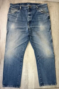 Rustler Faded Jeans Distressed Grunge VTG Denim Pants Men’s 40X30 (Actual 38X29) - Picture 1 of 18