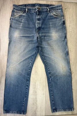 Rustler Faded Jeans Distressed Grunge VTG Denim Pants Men’s 40X30 (Actual 38X29) - Image 1 of 4