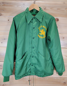 VTG 70s Swingster Green Windbreaker Jacket Men Small Kelly Walsh Booster Distres
