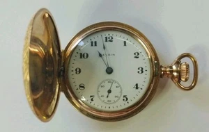 1906 G.F. Elgin Pocket Watch, Grade 320, Size 0s, 7 Jewels, Working Perfect - Picture 1 of 10