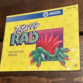 SOLO MANUAL Totally Rad (Nintendo NES, 1991) Completo Limpio