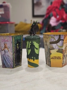 Wicked 2 Hexagon Popcorn Eimer + For Good Elphaba Tumbler Cup Set AMC 2025 - Bild 1 von 20