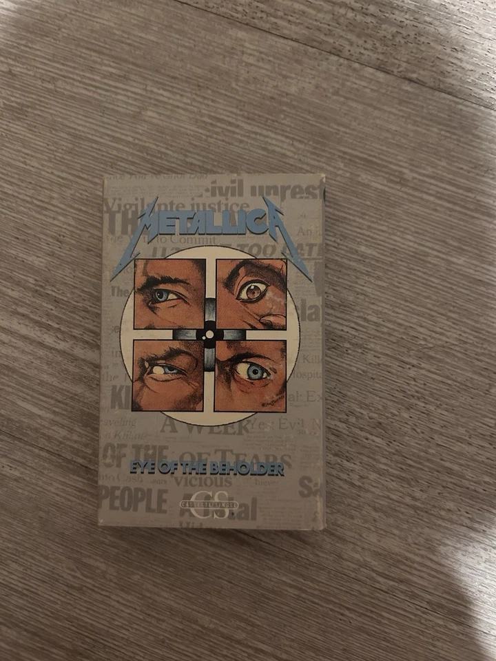 Metallica Eye Of The Beholder & Breadfan 1988 Cassette Single Elektra - Image 1 of 3