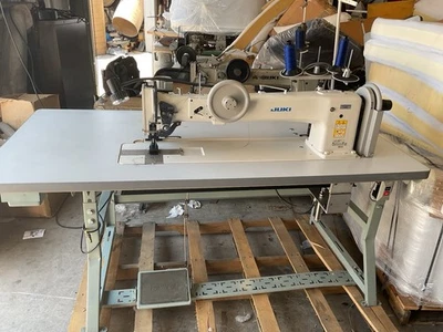 juki LG-158  long arm sewing machine WITH RACING PULLY AND AIR LIFT - Image 1 of 4