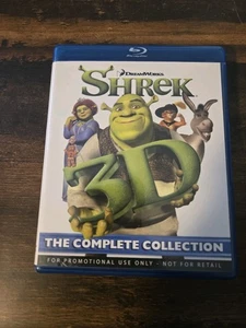 Shrek 3D The Complete Collection (Blu-ray 3D, 2010, 4-Disc Set) Promo Copy. #82 - Picture 1 of 4