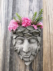 Wandrelief Waldgeist/Greenmann zum Bepflanzen - Bild 1 von 2