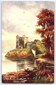 Urquhart Castillo Lago Ness Escocia Tuck's Oilette Postal Raphael Tuck Sin Usar - Imagen 1 de 2