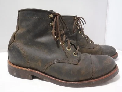 LL Bean Katahdin Boots 9.5 EE Toe Cap Leather Men’s Brown Vibram Soles Chippewa - Image 1 of 4