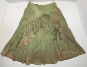 Maxi Falda Varda Garrfinkel Larga Bohemia Patchwork Flecos P140 - Imagen 1 de 10