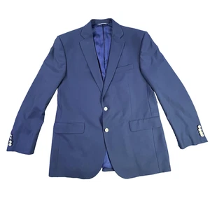 Vineyard Vines Navy Wool Sport Coat 42R Union Made in Canada Whale Lining - Picture 1 of 17
