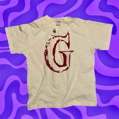 New VINTAGE Guess Jeans Kids T Shirt Juniors Large White G Red Graphic NWT - Image 1 of 4