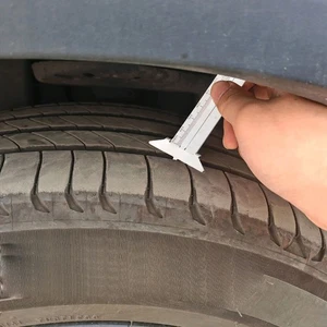 Medidor de profundidad de banda de rodadura de neumáticos 1 pieza regla pinza herramienta de medición para automóvil motocicleta - Imagen 1 de 11