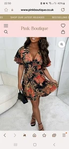 Pink Boutique Dress 14 - Picture 1 of 6