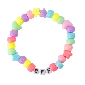 Fun Express Best Friends Forever Friendship Bracelet Handout Craft Kit - 8" circ - Picture 1 of 4