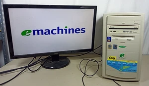 Vintage eMachines eTower 600is Celeron 600MHz 287MB RAM 10GB HDD - Boots to BIOS - Picture 1 of 19