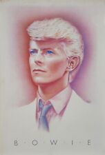 BOWIE BLUE EYED published by athena 1985 art clever colorful gem of a POSTER