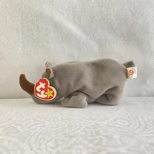 Ty Beanie Babys Spike das Nashorn Plüsch nicht mehr produziert KR koreanischer Markt 4060 - Bild 1 von 7