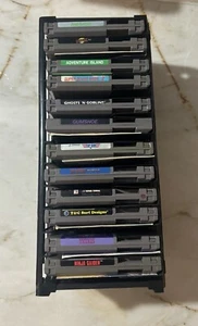 NES 12 Spiele Wandaufbewahrung schwarz - Bild 1 von 10
