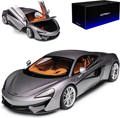 MCLAREN 570S COUPE 2015 LAME ARGENT SILVER WHEELS AUTOART 76043 1:18 MC LAREN - Photo 1/4