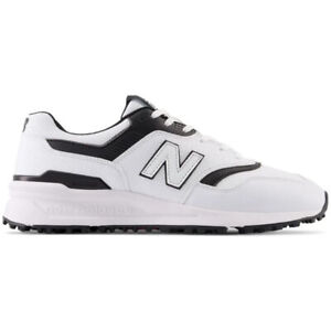 NEW Mens New Balance 997 SL Golf Shoes White / Black-Pick Size & Width