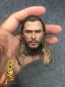 1/6 Hot Toys MMS656 Thor Love & Thunder Thor Head Sculpt for Action Figure - Picture 1 of 8
