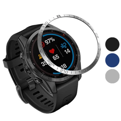 StrapsCo Replacement Bezel Tachymeter and Screen Protector for Garmin Fenix 7