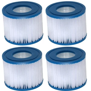Filtros de bañera de hidromasaje para Bestway Lay Z Spa VI Vegas Miami Monaco Palm Springs x 4 - Imagen 1 de 8