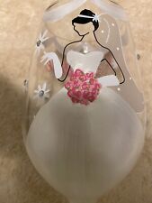Lolita Bride Wine Glass.   Fairytale Bride 
