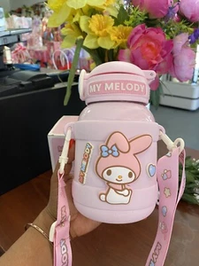 Sanrio Official Hello Kitty Cinnamoroll Kids Kawaii Thermos Cup 740ml Cold Hot - Picture 1 of 8