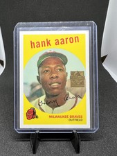 2000 Topps - Hank Aaron Reprints 1959 Topps #6 Hank Aaron