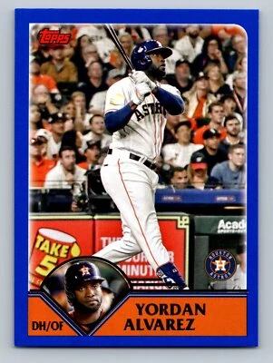 Yordan Alvarez Houston Astros 2023 Topps Archives #243 Card - Image 1 of 2