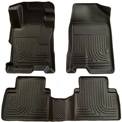 Alfombrillas negras Husky Liners WeatherBeater para Nissan Altima 2007-2012 - 2 filas Foto 1 de 4