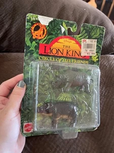 1994 Mattel Disney Lion King Circle of Life Friends Hippo&Rhino Figure 90s NEW - Picture 1 of 2
