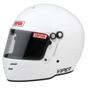 Simpson Racing Products SA2020 Viper Racing Helmet White - Large  - 7100031 - Picture 1 of 4