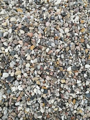 100 kg Kieselsteine Buntkies Rheinkies 8-16 mm Kies Teichkies Zierkies Waschkies - Bild 1 von 4