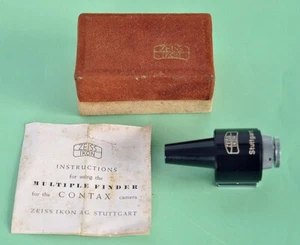 Zeiss Multiple Finder 85mm 135mm Universal Torpedo Finder For Contax IIa & IIIa - Picture 1 of 11